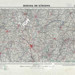 MAPA TOPOGRAFICO DE ESPANA - Medina de Rioseco - Foglio 310