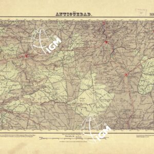 MAPA TOPOGRAFICO DE ESPANA - Antiguedad - Foglio 313
