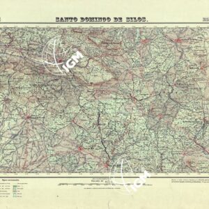 MAPA TOPOGRAFICO DE ESPANA - Santo Domingo de Silos - Foglio 315