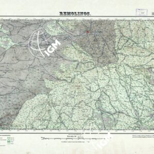 MAPA TOPOGRAFICO DE ESPANA - Remolinos - Foglio 322