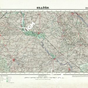 MAPA TOPOGRAFICO DE ESPANA - Granen - Foglio 1933