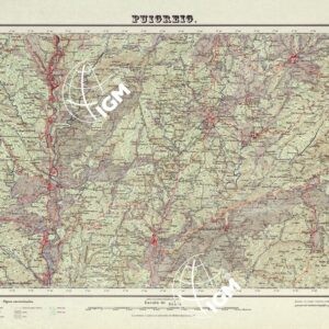MAPA TOPOGRAFICO DE ESPANA - Puigreig - Foglio 331