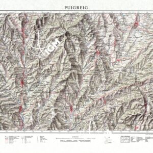 MAPA TOPOGRAFICO DE ESPANA - Puigreig - Foglio 331