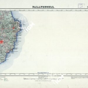 MAPA TOPOGRAFICO DE ESPANA - Palafrugell - Foglio 335