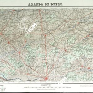 MAPA TOPOGRAFICO DE ESPANA - Aranda de Duero - Foglio 346