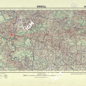 MAPA TOPOGRAFICO DE ESPANA - Soria - Foglio 350