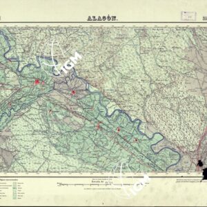 MAPA TOPOGRAFICO DE ESPANA - Alagon - Foglio 354