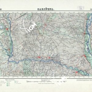 MAPA TOPOGRAFICO DE ESPANA - Sarinena - Foglio 357