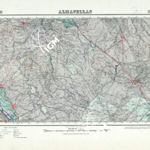MAPA TOPOGRAFICO DE ESPANA - Almacellas - Foglio 358