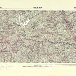 MAPA TOPOGRAFICO DE ESPANA - Calaf - Foglio 362