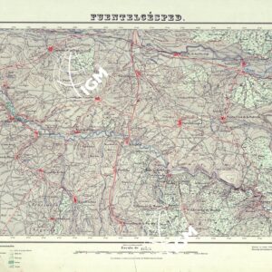 MAPA TOPOGRAFICO DE ESPANA - Fuentelcesped - Foglio 375