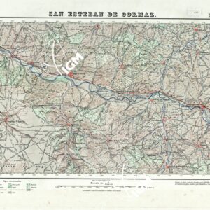 MAPA TOPOGRAFICO DE ESPANA - San Esteban de Gormaz - Foglio 376
