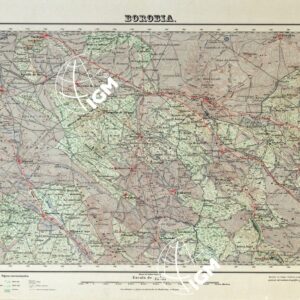 MAPA TOPOGRAFICO DE ESPANA - Borobia - Foglio 380
