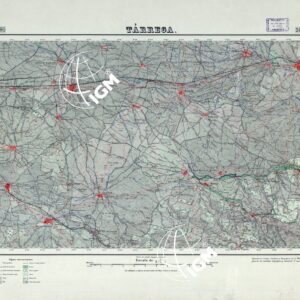 MAPA TOPOGRAFICO DE ESPANA - Tarrega - Foglio 389