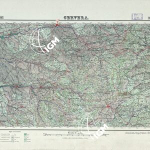 MAPA TOPOGRAFICO DE ESPANA - Ceruera - Foglio 390