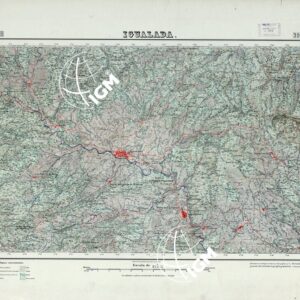 MAPA TOPOGRAFICO DE ESPANA - Igualada - Foglio 391