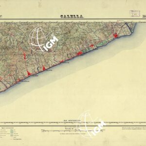 MAPA TOPOGRAFICO DE ESPANA - Calella - Foglio 394