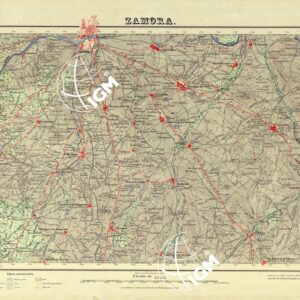 MAPA TOPOGRAFICO DE ESPANA - Zamora - Foglio 397
