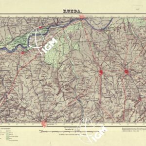 MAPA TOPOGRAFICO DE ESPANA - Rueda - Foglio 399