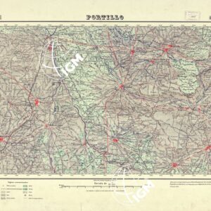 MAPA TOPOGRAFICO DE ESPANA - Portillo - Foglio 400