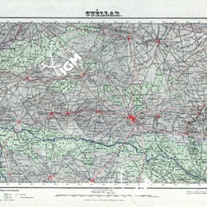 MAPA TOPOGRAFICO DE ESPANA - Cuellar - Foglio 401
