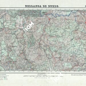 MAPA TOPOGRAFICO DE ESPANA - Berlenga de Duero - Foglio 405