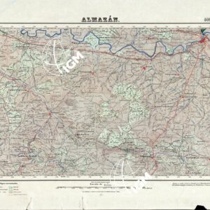 MAPA TOPOGRAFICO DE ESPANA - Almazan - Foglio 406