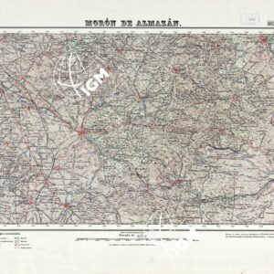 MAPA TOPOGRAFICO DE ESPANA - Moron de Almazan - Foglio 407