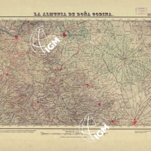 MAPA TOPOGRAFICO DE ESPANA - La Almunia de Dona Godina - Foglio 410