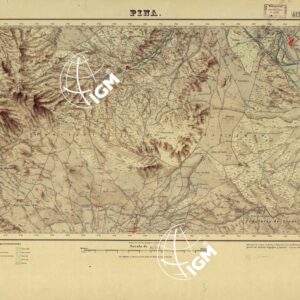 MAPA TOPOGRAFICO DE ESPANA - Pina - Foglio 412