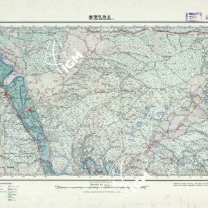 MAPA TOPOGRAFICO DE ESPANA - Gelsa - Foglio 413
