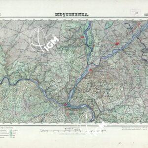 MAPA TOPOGRAFICO DE ESPANA - Mequinenza - Foglio 415
