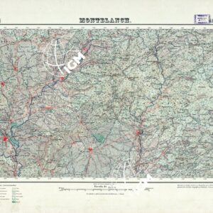 MAPA TOPOGRAFICO DE ESPANA - Montblanch - Foglio 418