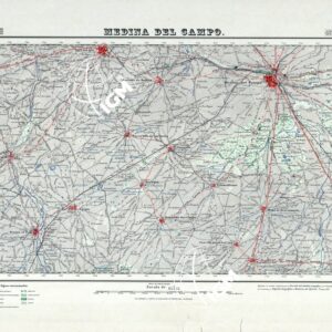 MAPA TOPOGRAFICO DE ESPANA - Medina del Campo - Foglio 427