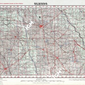 MAPA TOPOGRAFICO DE ESPANA - Olmedo - Foglio 428