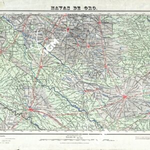 MAPA TOPOGRAFICO DE ESPANA - Navas de Oro - Foglio 429