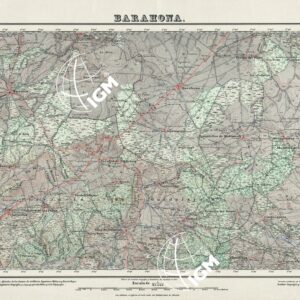 MAPA TOPOGRAFICO DE ESPANA - Barahona - Foglio 434
