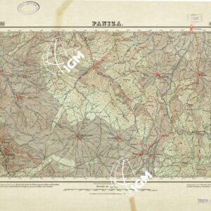 MAPA TOPOGRAFICO DE ESPANA - Paniza - Foglio 438