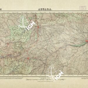 MAPA TOPOGRAFICO DE ESPANA - Azuara - Foglio 439