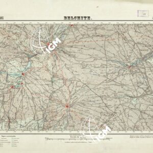 MAPA TOPOGRAFICO DE ESPANA - Belchite - Foglio 440