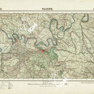 MAPA TOPOGRAFICO DE ESPANA - Caspe - Foglio 442