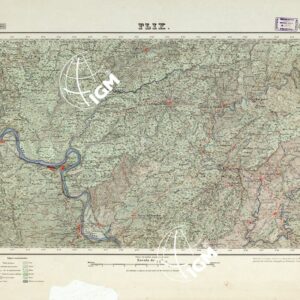 MAPA TOPOGRAFICO DE ESPANA - Flix - Foglio 444
