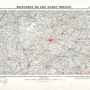 MAPA TOPOGRAFICO DE ESPANA - Madrigal de las Alta Torres - Foglio 454