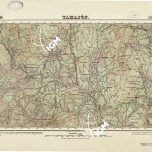MAPA TOPOGRAFICO DE ESPANA - Tamajon - Foglio 459