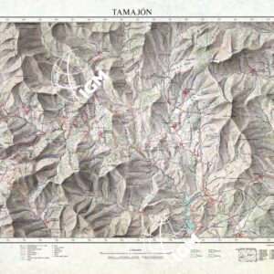 MAPA TOPOGRAFICO DE ESPANA - Tamajon - Foglio 459