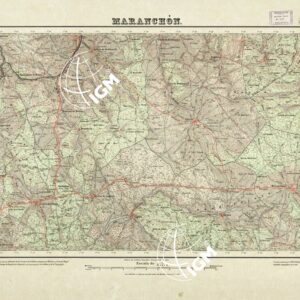 MAPA TOPOGRAFICO DE ESPANA - Maranchòn - Foglio 462