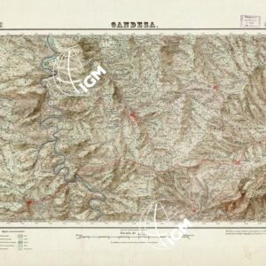 MAPA TOPOGRAFICO DE ESPANA - Gandesa - Foglio 470