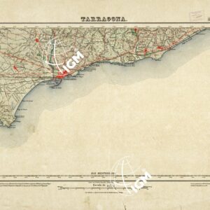 MAPA TOPOGRAFICO DE ESPANA - Terragona - Foglio 473