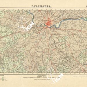 MAPA TOPOGRAFICO DE ESPANA - Salamanca - Foglio 478
