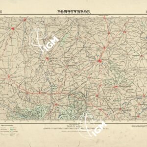 MAPA TOPOGRAFICO DE ESPANA - Fontiveros - Foglio 480